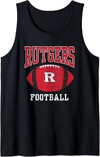 Rutgers University Scarlet Knights Football Ball Tank Top