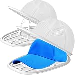 Hat Cleaner Cage for Baseball Caps, Washing Machine or Dishwasher - Ball Cap Frame for Flat & Curved Hats - 1-Pack White