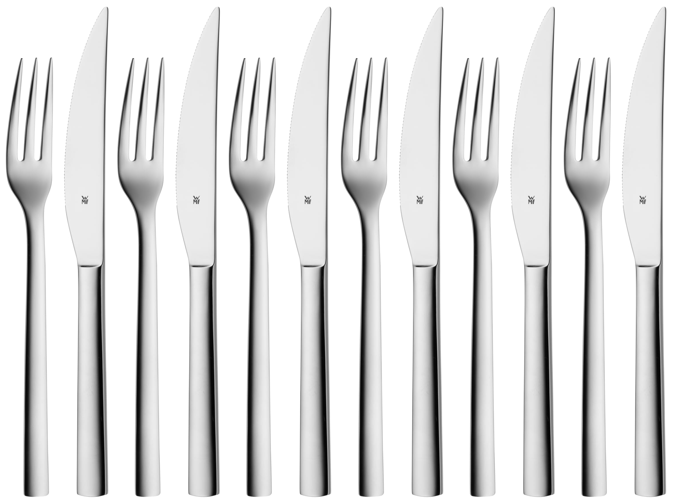 Amazon.com: WMF Nuova 12-Piece Covered Steak Set, Polished