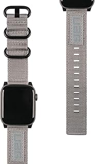 URBAN ARMOR GEAR UAG Compatible Apple Watch Band 41mm/40mm/38mm, iWatch Series 8/SE 2/7/6/5/4/3/2/1 & Watch SE, High Strength Nylon Weave Replacement Strap, Nato Grey