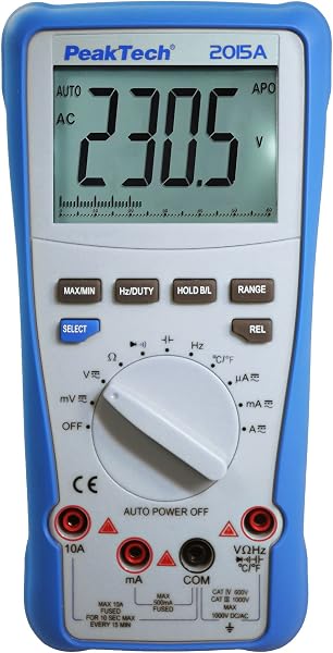 PeakTech 2015 A Digital Multimeter mit Auto-Range