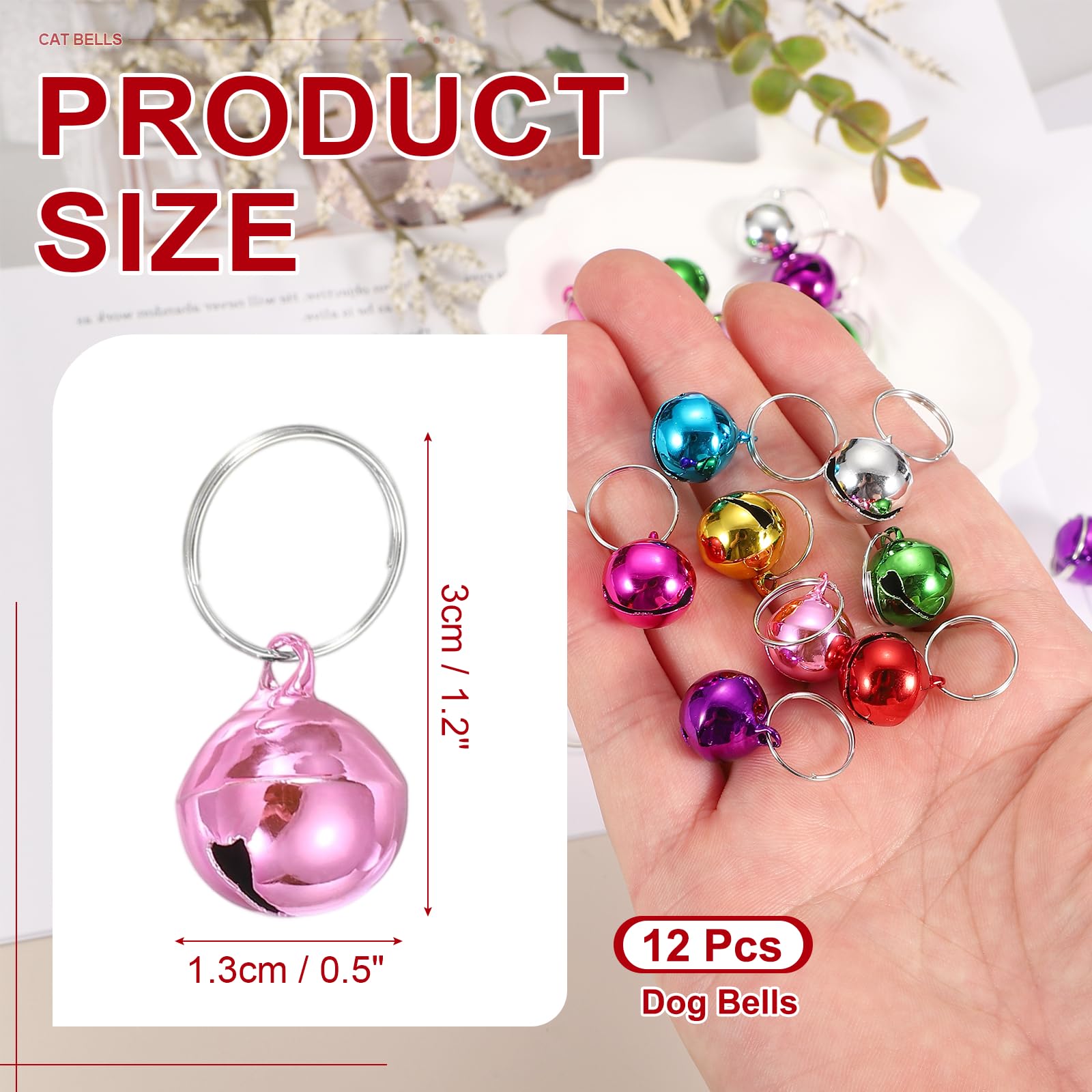 PATIKIL 12 PCS Dog Bell - Image 2