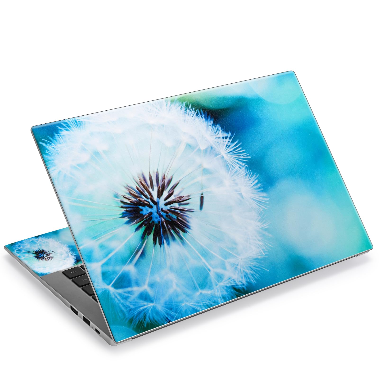 ICOLOR Laptop Skin Sticker Decal,12" 13" 13.3" 14" 15" 15.4" 15.6 inch Laptop Skin Sticker Cover Art Decal Protector Notebook PC (Dandelion)