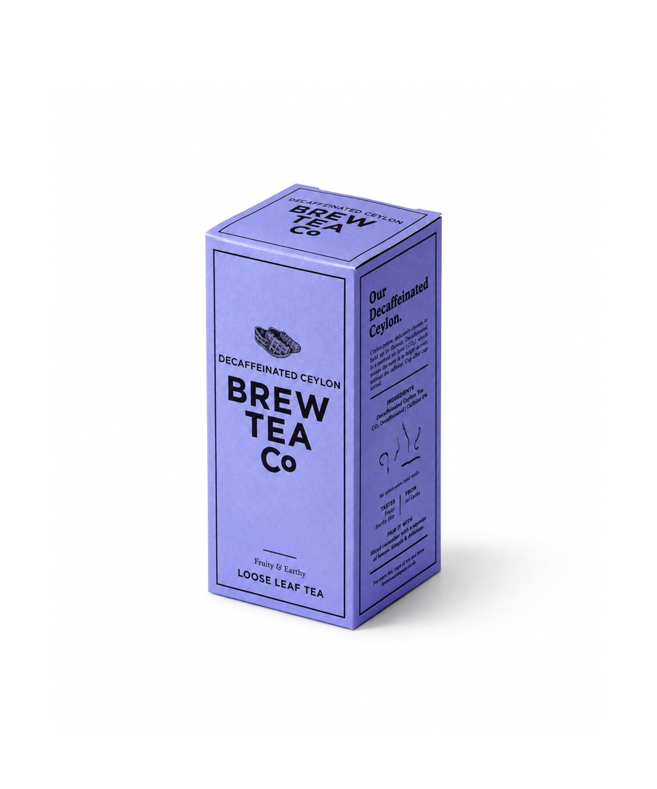 Brew Tea Co - Decaffeinated Ceylon Loose Leaf - Chocolatey & Sweet - 113g