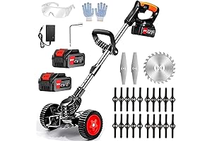 Cordless Weed Wacker Brush Cutter Weed Trimmer for Heavy Weeds
