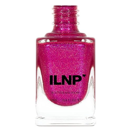 Miniatura 344 de ILNP Madison Ave Esmalte de uñas holográfico metálico rosa antiguo