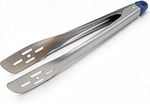 Kitchen Tongs, Food Grade Stainless Steel Cooking Tongs, 12''