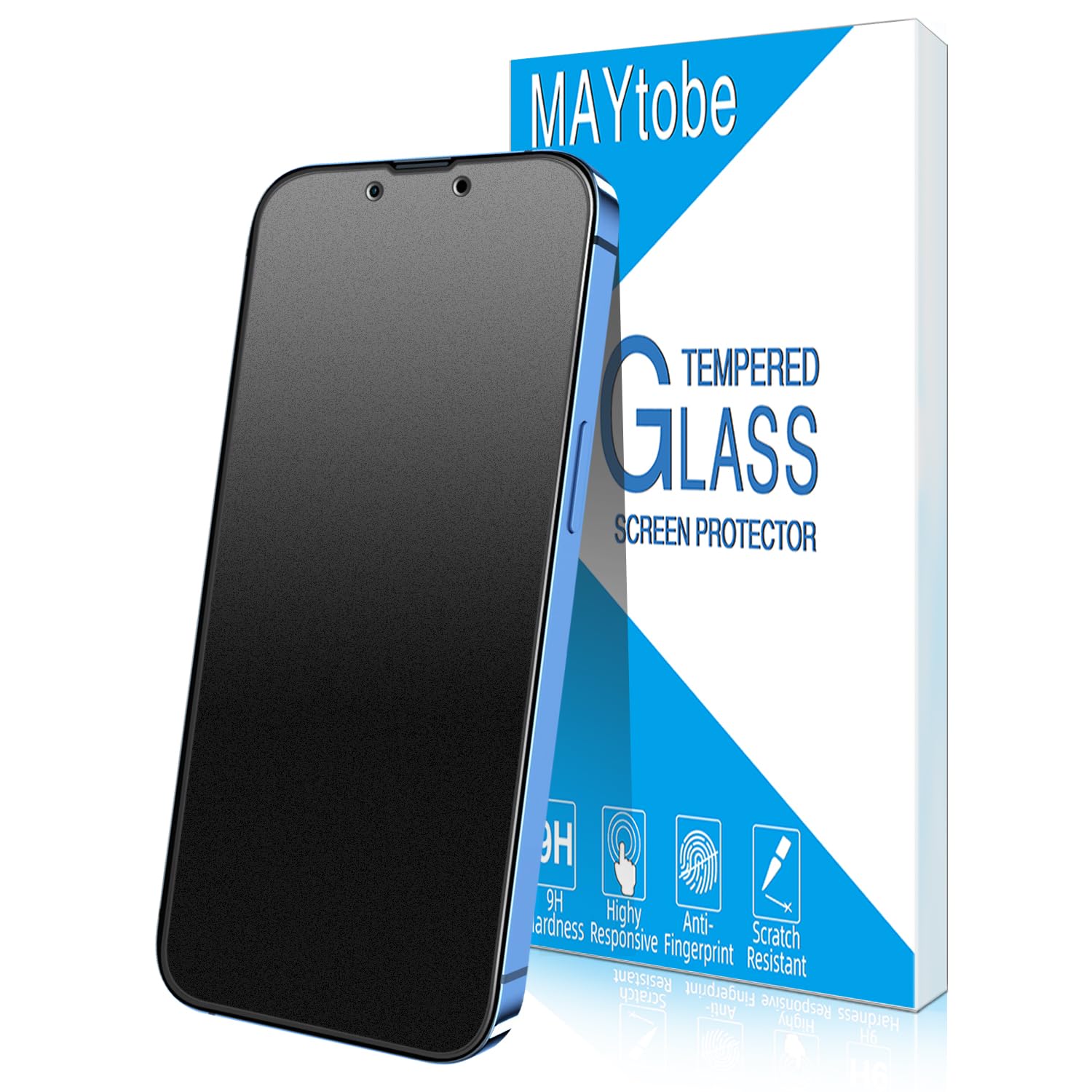 MAYtobe 2 Unidades Protector de Pantalla Mate para iPhone 13 Pro Max/14 Plus