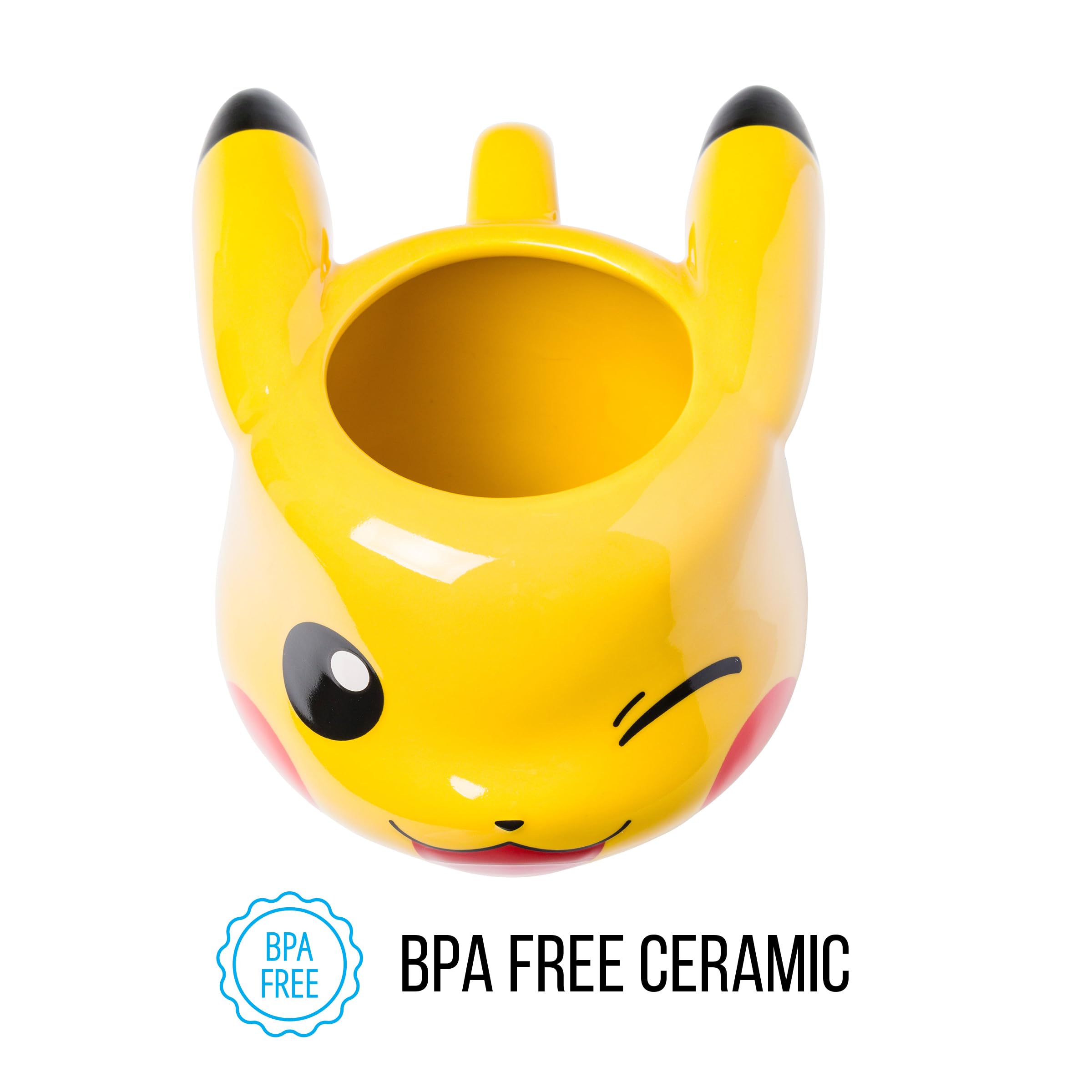 Amazon.com | Silver Buffalo Pokemon Pikachu Wink 3D Sculpted