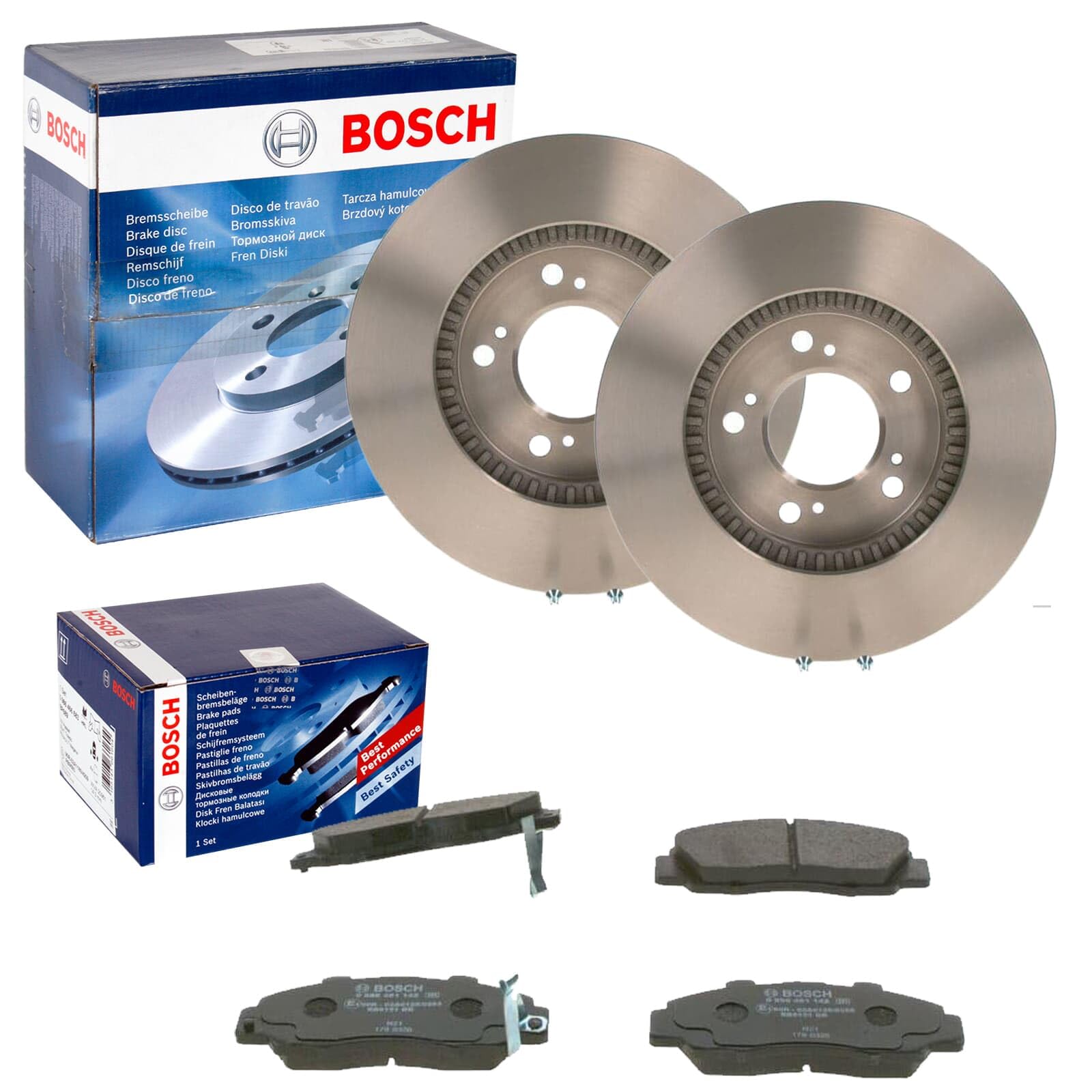 Bremsscheiben 282mm + Beläge vorne | 0986478667 + 0986461142 Kompatibel mit Cr-V I (rd),hr-V (gh_),integra Coupe (dc),legend III (ka),prelude V (bb_),shuttle (ra)