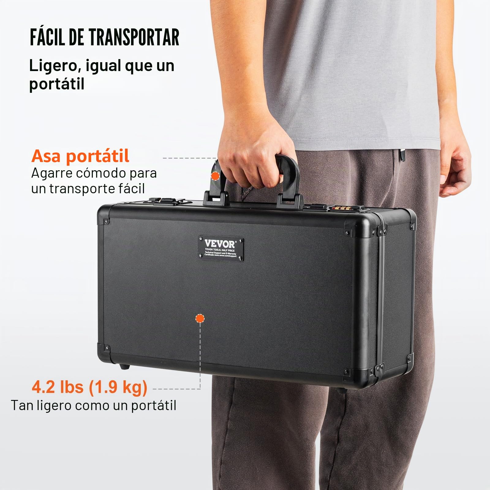 VEVOR Caja de Almacenamiento de Tarjetas Graduadas