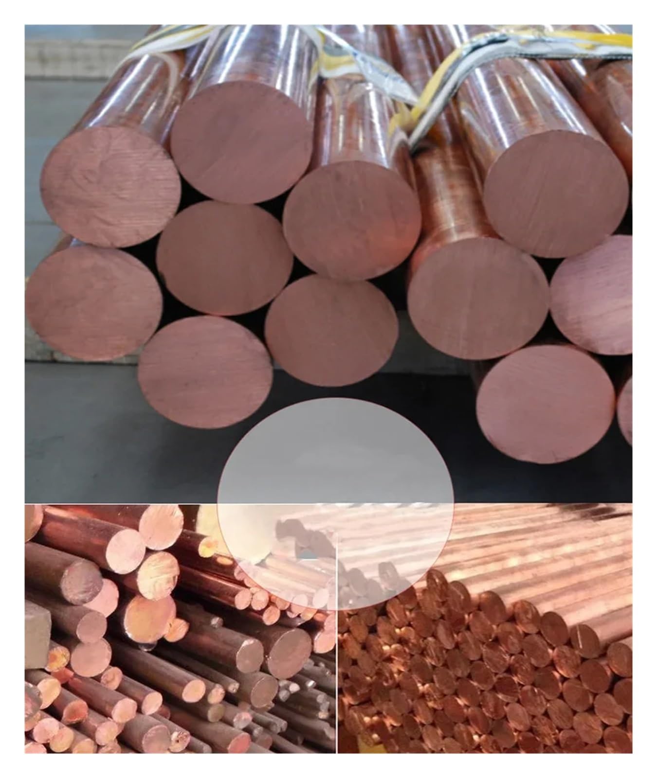 Asta in Rame Lunghezza 150 mm 250 400 Barra di rame Diametro 12 14 15 16 18 20 22 25 28 30 tonda in ottone Rame puro massiccio Scarico a stampo(250mm,15mm)