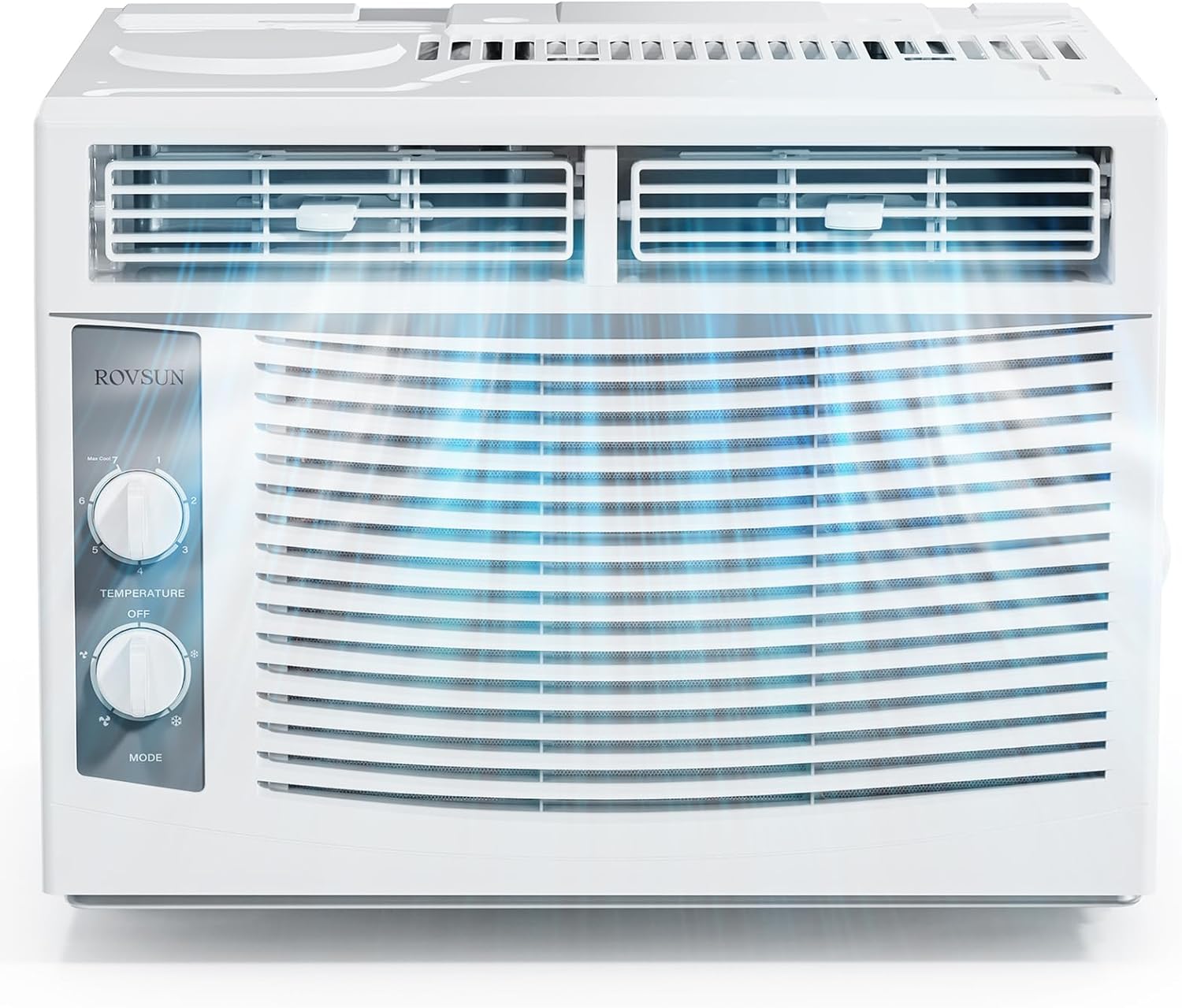 ROVSUN Smart 12000 BTU Window Air Conditioner with WiFi, Energy Saving Window AC Unit with Remote & App Control, Timer Function & Easy Install Kit, for Rooms up to 550 Square Feet, 115V/60Hz, White