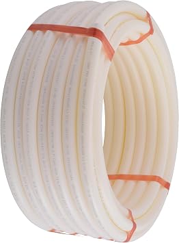 SharkBite 1 Inch x 100 Feet White PEX-A, Made in the USA, Flexible Water Pipe Tubing for Plumbing, UA80W100