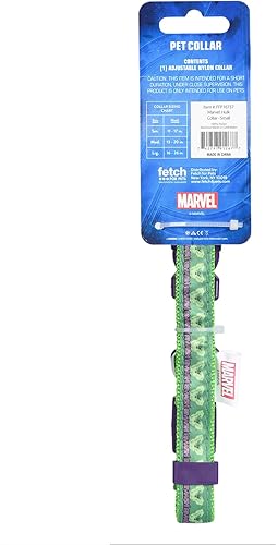 Miniatura 10 de Marvel Comics The Hulk Dog Collar, grande verde y morado  Collar para perro con licencia oficial de Marvel The Incredible Hulk  Collar grande para