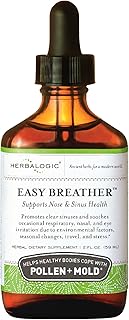 Herbalogic - Easy Breather Liquid Herb Drops - Supports Nose & Sinus Health - Helps Healthy Bodies Cope with Pollen & Mold - Based on The Traditional Chinese Formula Yu Ping Fang San - 2 Fl. Oz.