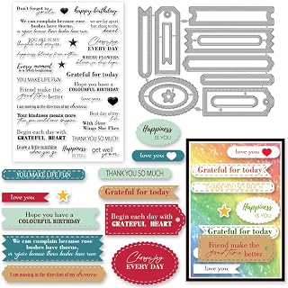 20 Handmade Card Ideas for Every Occasion (You'll Want to Send #11 to Everyone!) 210 INFUNLY 2pcs Sentimental Word Stamps and Dies for Card Making Blessing W...