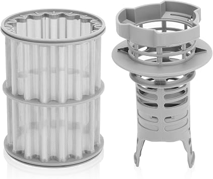 00645038 Dishwasher Fine Filer & Coarse Micro Filter for Bosch Kenmore Thermador Dishwasher, Replaces AP4339631 00651097 PS3479708 PS8730270