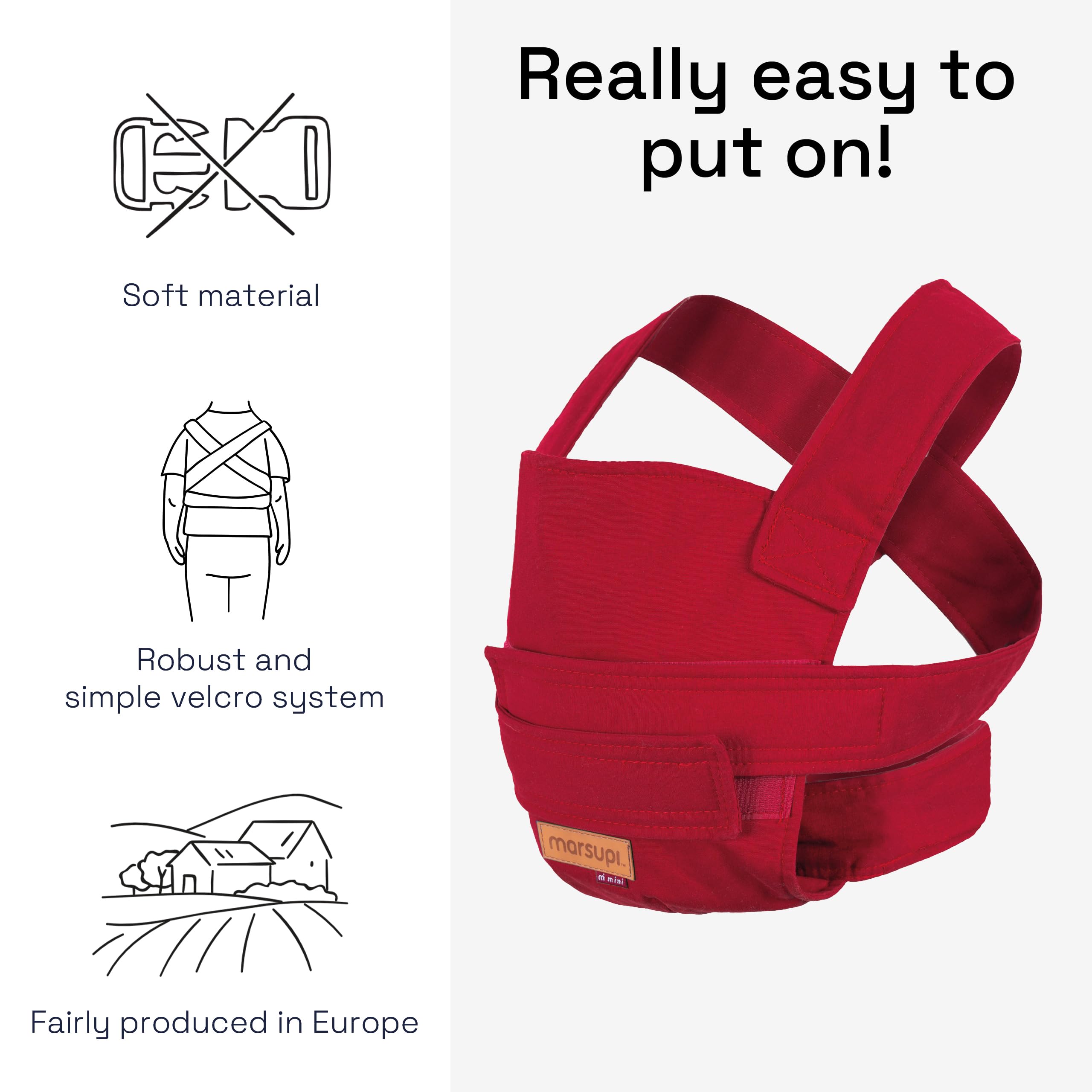 Marsupimini Doll Carrier Baby Carrier For Doll Mums And Doll