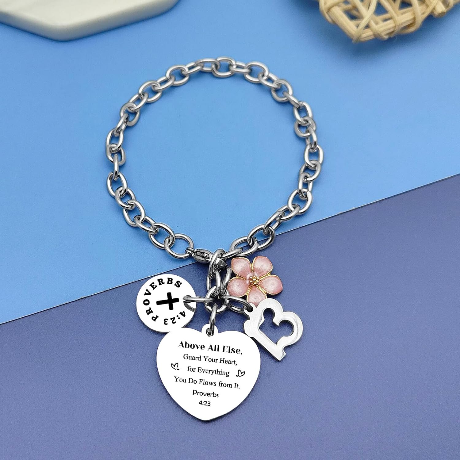 DlaeKua Birthday Gifts for Girls Bracelet Birthday Charm Bracelets Stainless Steel Bracelet Gift for Women Girls 13 15 16 18 21 Year Old Daughter Granddaughter Birthday Present - Image 4