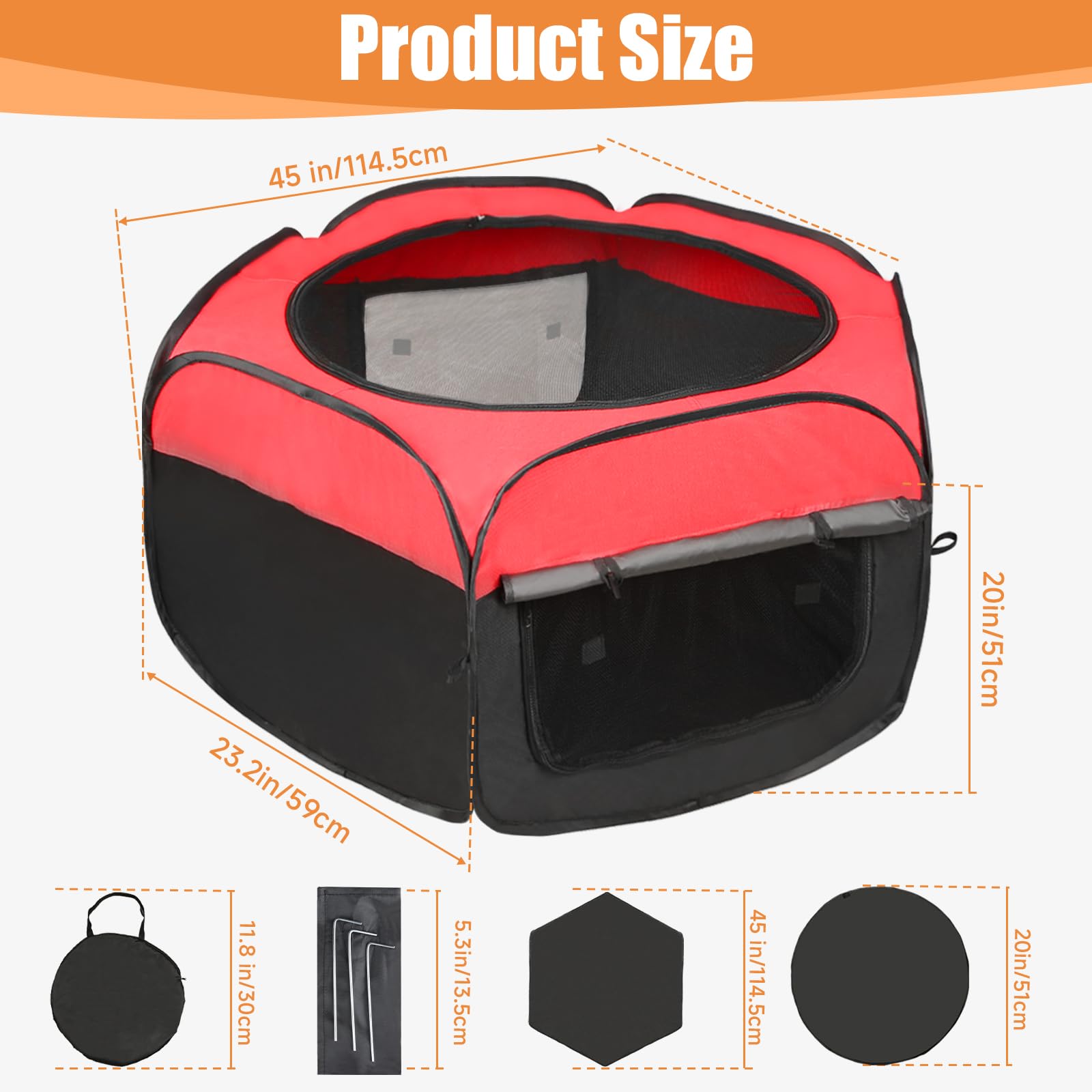 Hühner Kükenaufzuchtbox als Küken-Starterset – Kükengehege mit Doppeltür/Hühner-Spielgehege/Chick Tent Baby Chickens Supplies Up to 15 Baby Chicks,Duck,Quail