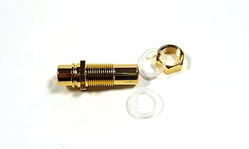 Amazon.com: 3 Philmore Gold RCA To RCA Bulkhead Female Jacks