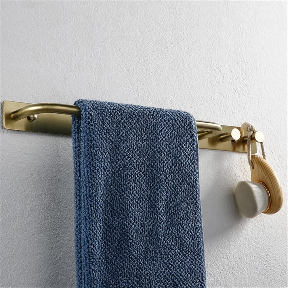 Toallero de Acero Inoxidable 304 Dorado Cepillado, toallero de Cocina, toallero de baño