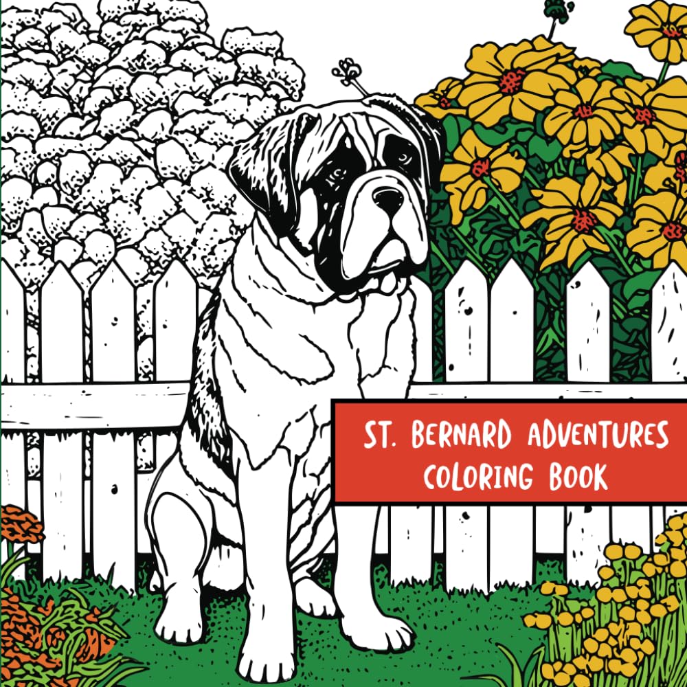 St. Bernard Adventures: Coloring Book