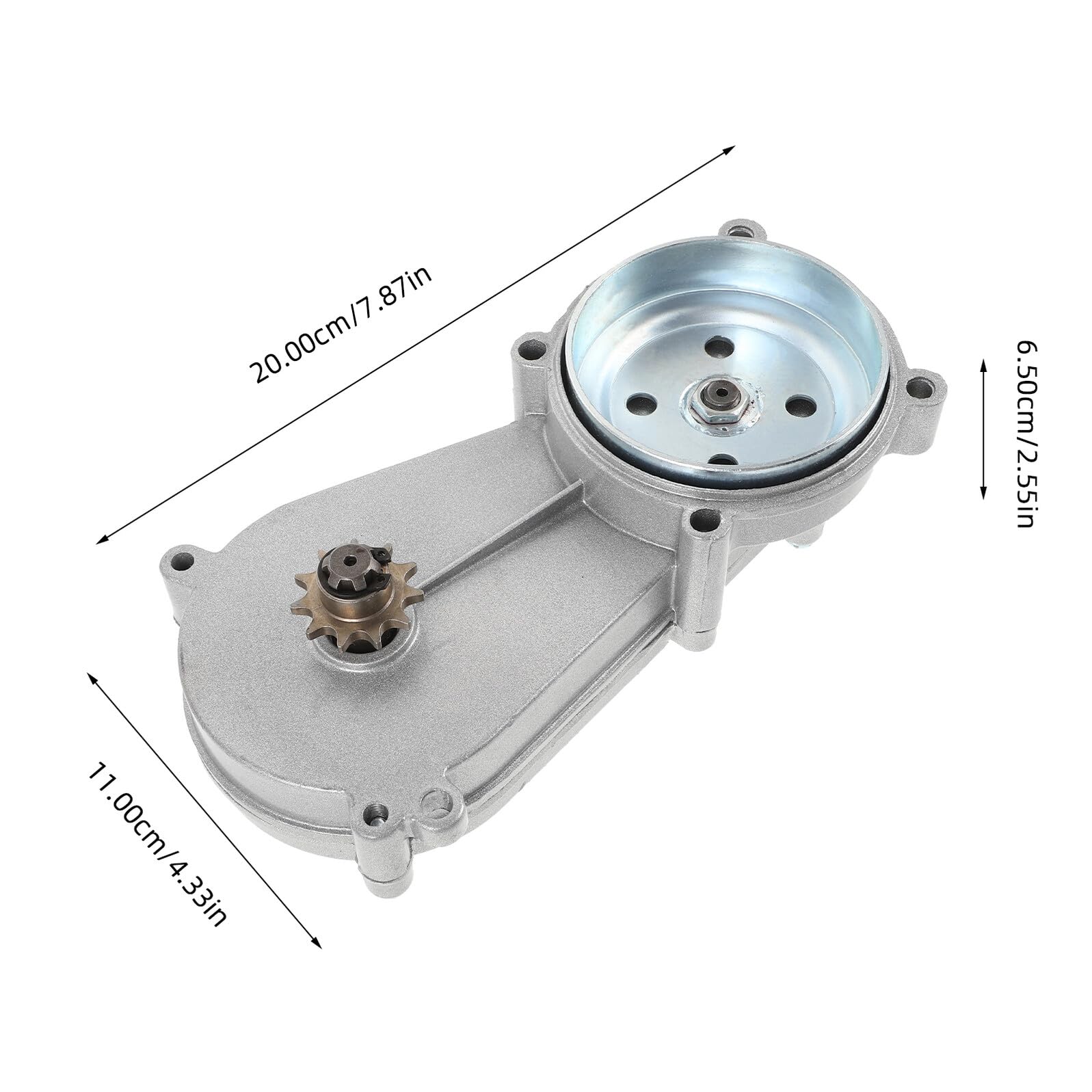 Caja de Engranajes para Motocicleta Todoterreno Mini Bike con Reductor de Transmisión Engranaje de Reducción Preciso y Cadena Compatible para Cambio y Duradero