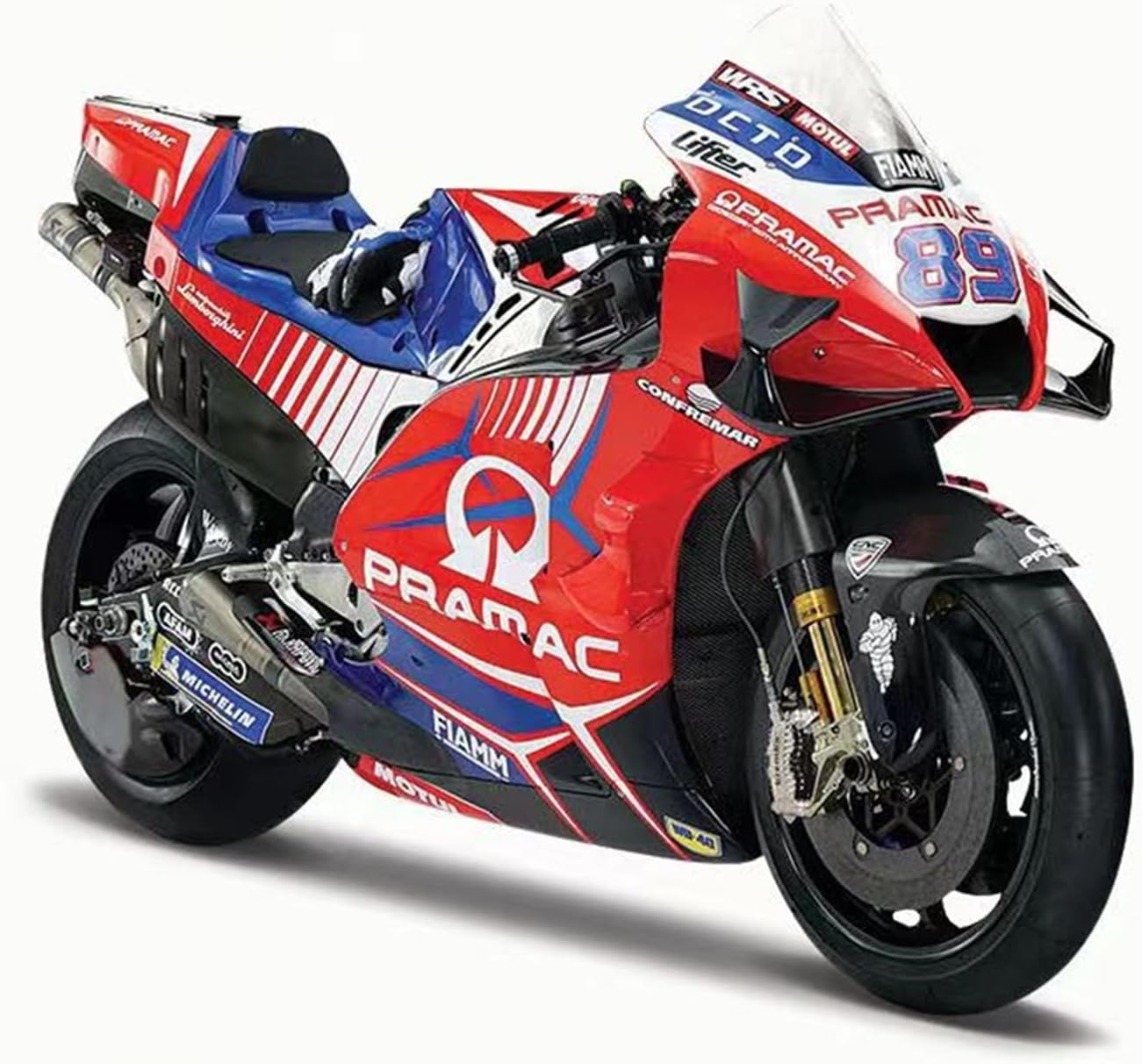 Compatible with Yamaha, Factory Team YZR M1# 21# 25# 46 1:18 Gifts for Racing Enthusiasts Motorcycle Model Sports Bike Replica Collect Vehicle Ornaments Motorcycle Model(No89)