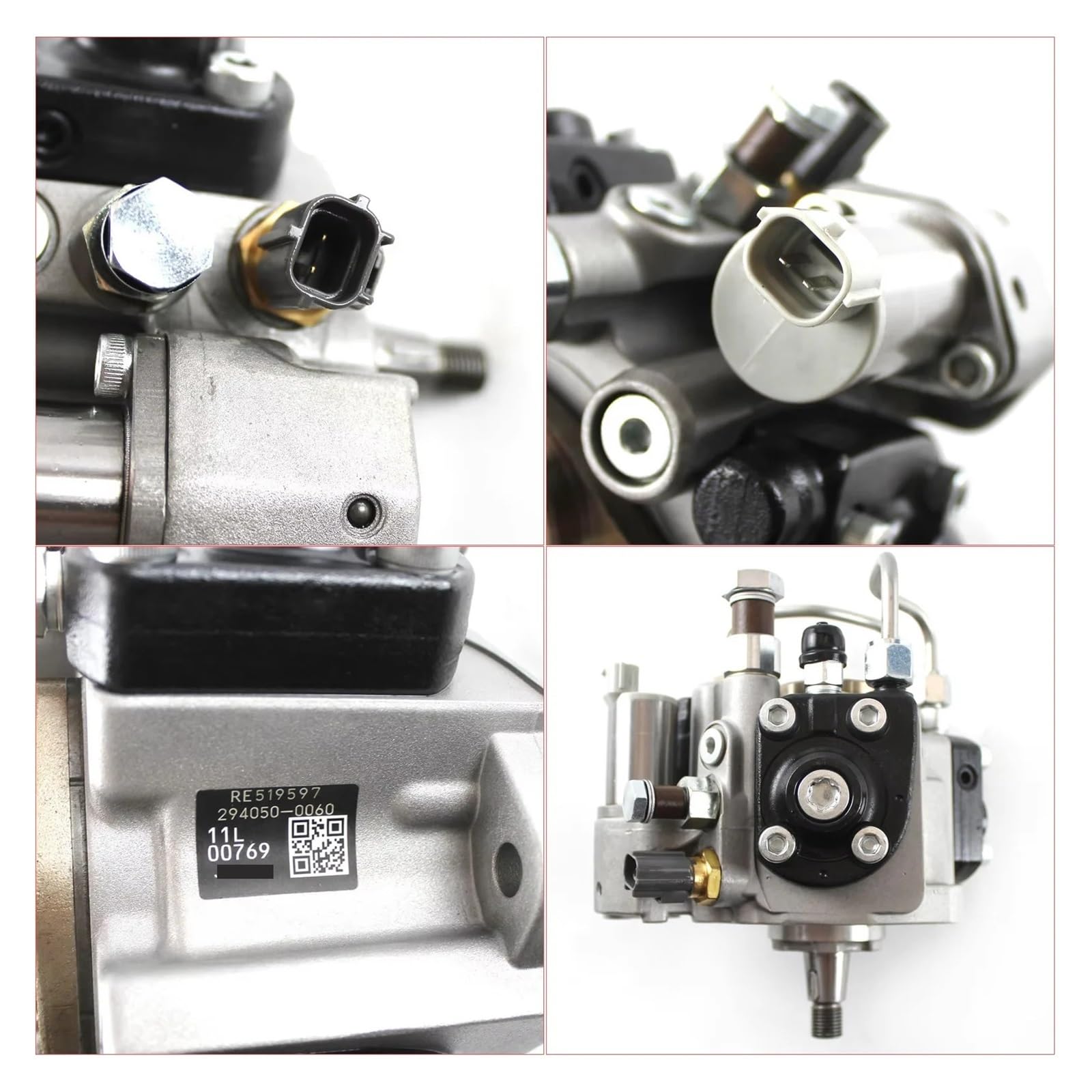 Pompa carburante RE519597 RE534156 RE546126 Compatibile for John Deere Compatibile for Denso HP4 Pompa iniettore carburante Common Rail 294050-0060 Rigenerazione