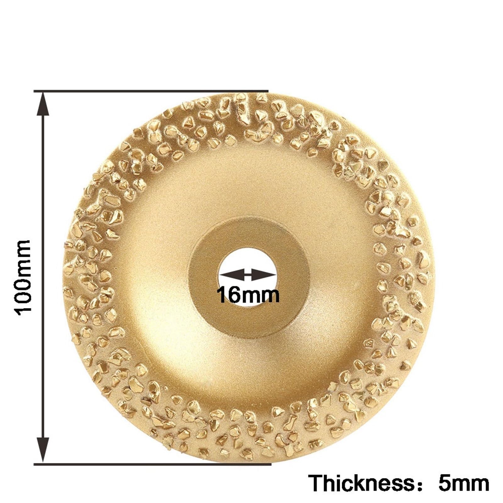 Diamentowa Tarcza Szlifierska, 1 Szt. 100 Mm - W Kształcie Miseczki Połączona Żywicą Do Kamienia Polerskiego, Opon I Gumy 4-calowe Narzędzie Ścierne(Medium grain)