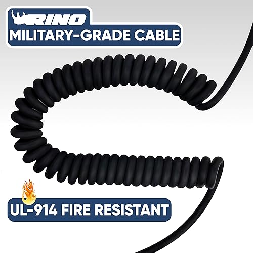 Miniatura 7 de SHEEPDOG MICROPHONES Micrófono de altavoz resistente con cancelación de ruido extremo, compatible con Kenwood 2 pines NX y TK