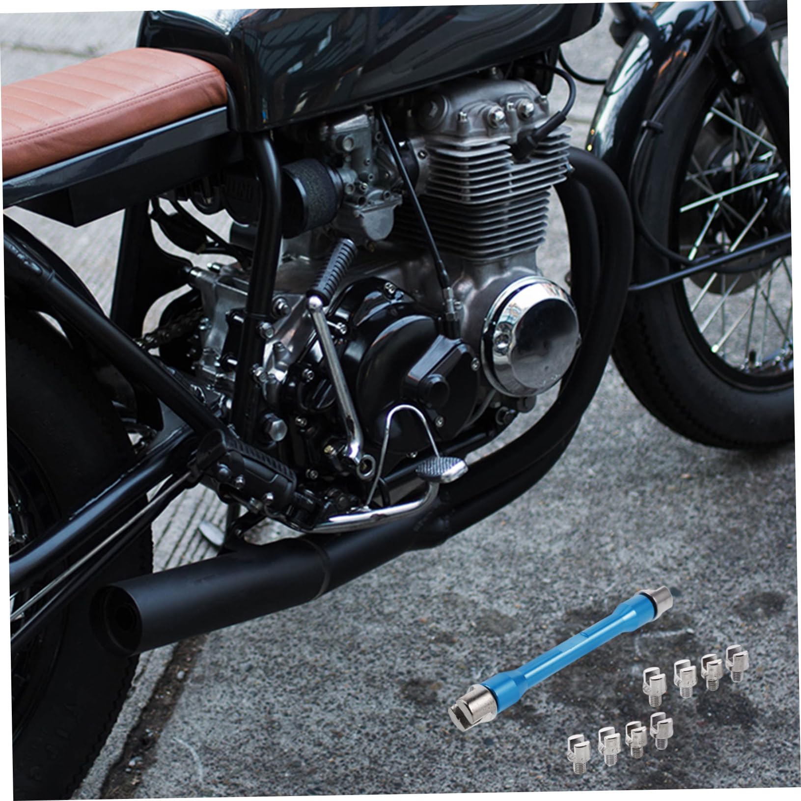 HAPINARY 1 Set Motorcycle Spoke Wrench Tool Lightweight Portable Bicycle Spoke Key for Dirt Bikes Durable Construction for Reliable Repairs Versatile Use with Various Motorcycle Brands