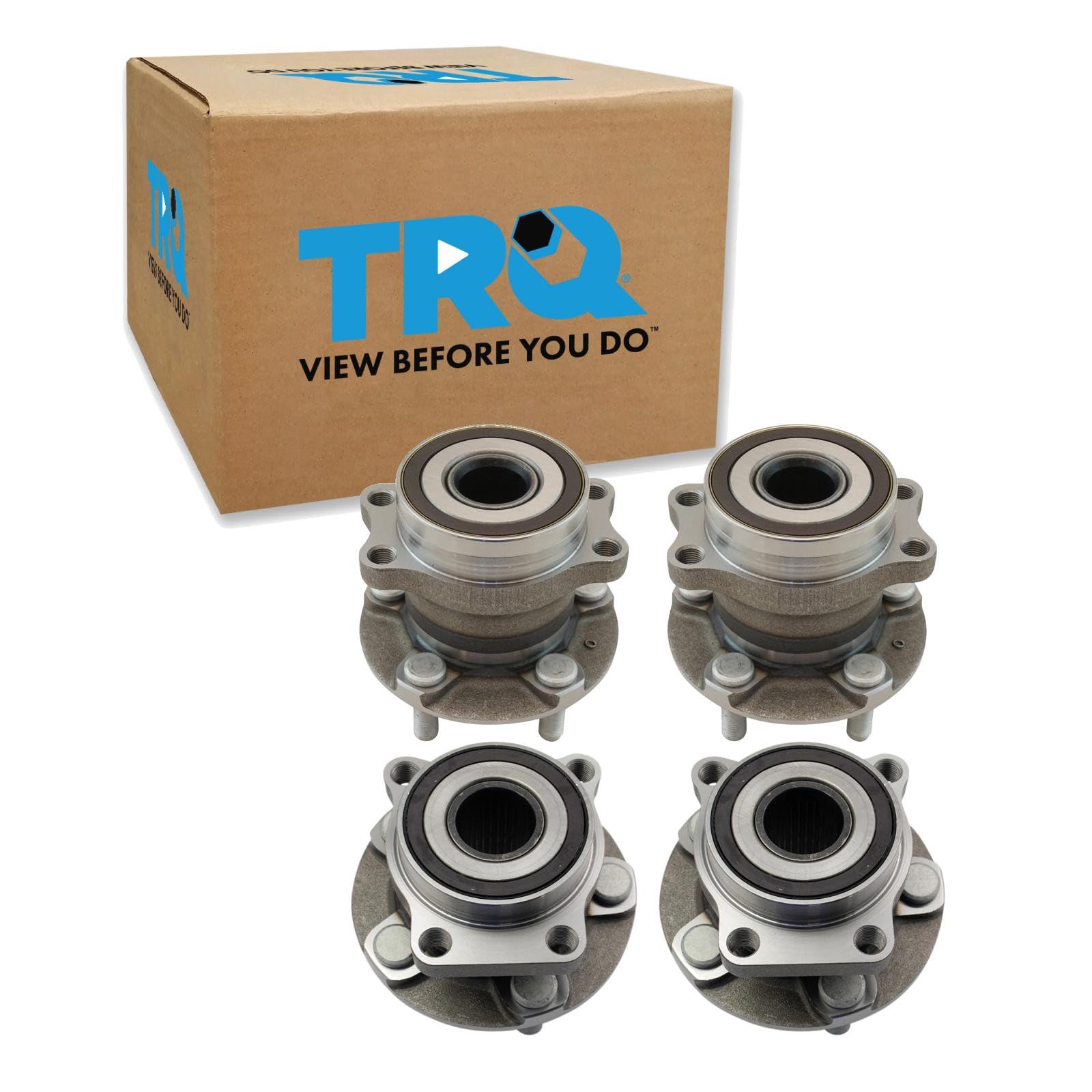 TRQ Wheel Bearing &amp; Hub Assembly Set