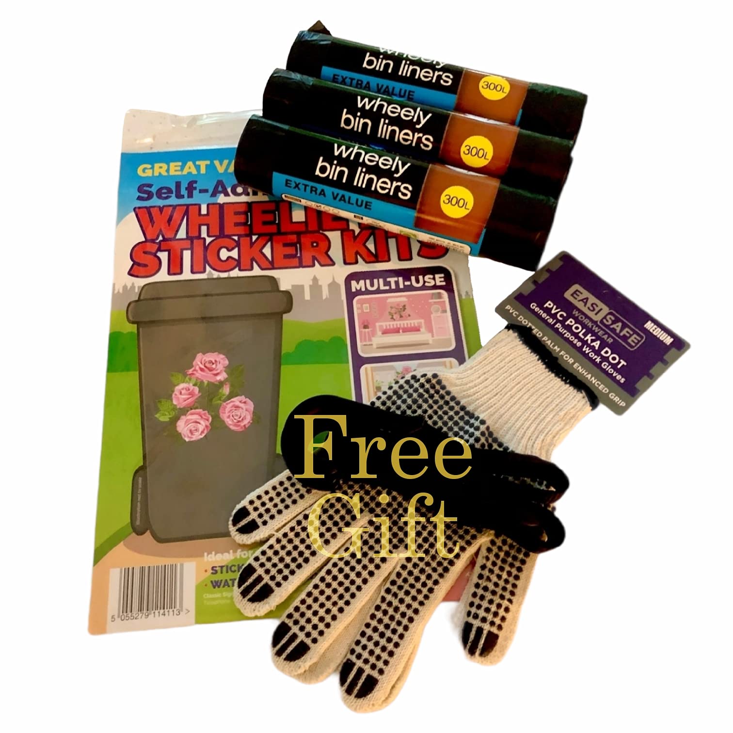 Buy Wheelie Bin Liners Total of 18 bin liners to fit a 240L Wheelie