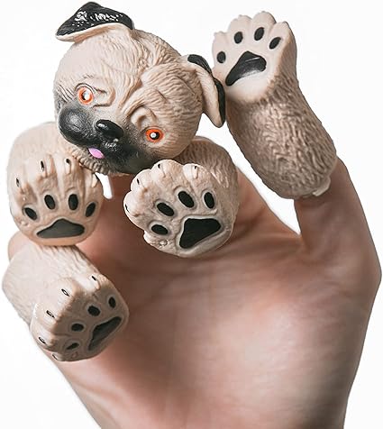 pug hand puppet