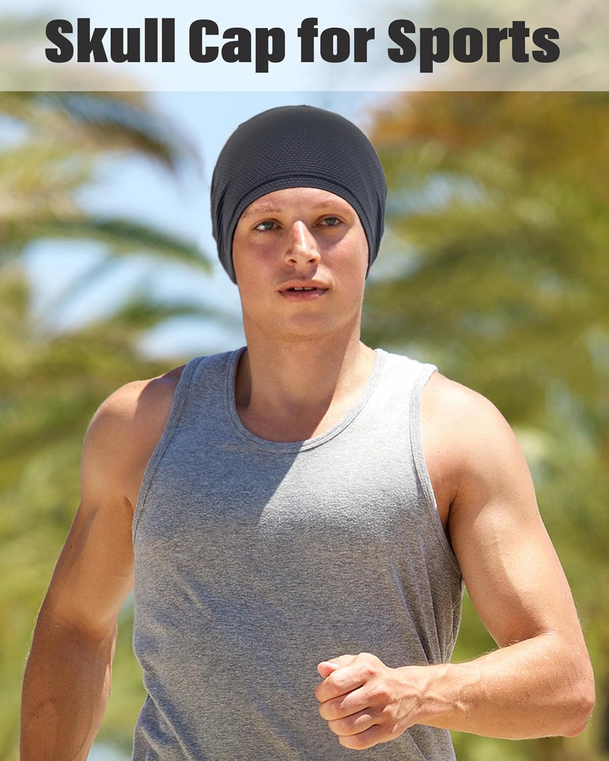 ROYBENS Cooling Skull Cap for Men Women, Breathable Cycling Running Skull Caps for Sports, 3D Mesh Under Helmet Beanie Summer - Image 6