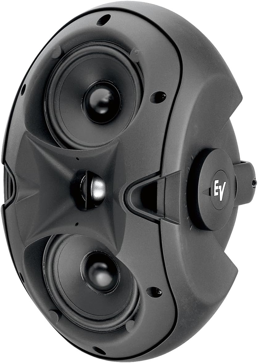 EVID 4.2 Dual 4" 2-Way Surface-Mount Loudspeaker Pair, Black