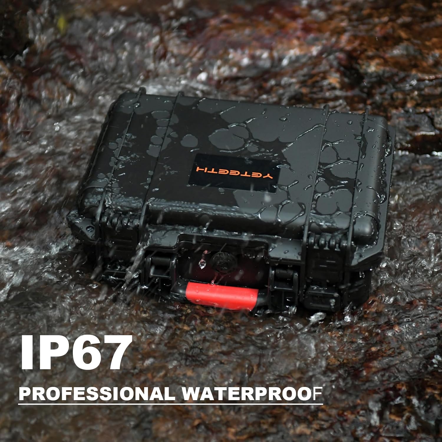 Drone Case for DJI Mini 4K: Waterproof Hard Travel Cases with Custom Foam for DJI Mini 2 /2 SE Fly Combo, Large Carrying Box for Drone, Batteries, Charger, Cable, Propeller & Accessories (Case Only) - Image 3