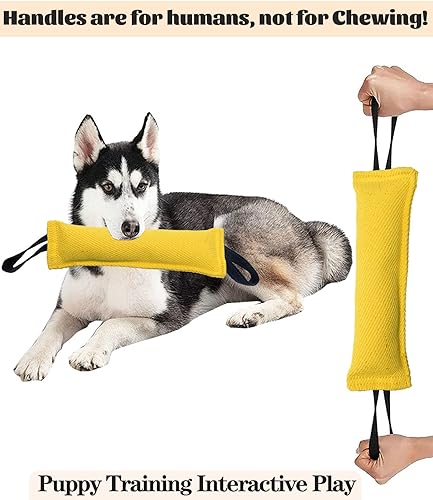 Miniatura 4 de Clysrou Juguete para perro de juguete, almohada resistente de yute, duradero, equipo de entrenamiento, juguete interactivo para cachorros a perros