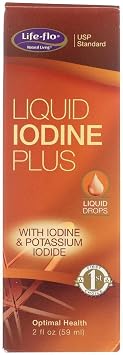 Life-flo Liquid Iodine Plus 150 mcg, Iodine Supplement for Thyroid Support,* Healthy Energy & Metabolism Formula* with Iodine & Potassium Iodide