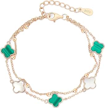 【最終値下げタイムセール】四葉 クローバー型＆フラワーモチーフ ブレスレット 楽天市場】【在庫一掃SALE1680円→698円】ブレスレット 四葉