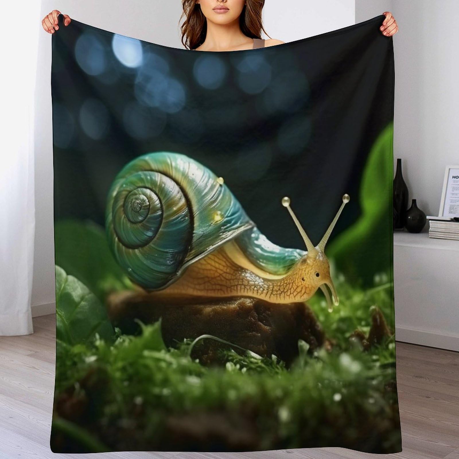 Manta de franela para el salón ideal para tardes de cine en el sofá familiar