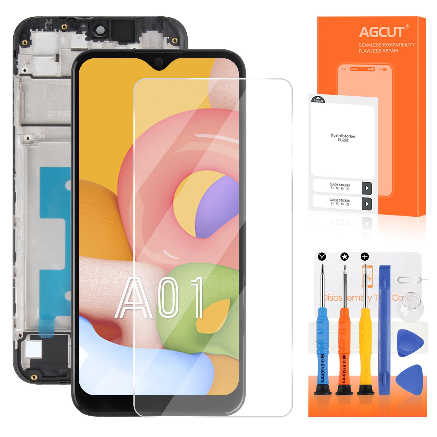 for Samsung Galaxy A01 Replacement Screen LCD and Digitizer A01 SM-A015AZ Screen Replacement SM-A015AZ LCD SM-A015F SM-A015G A015 Screen Replacement