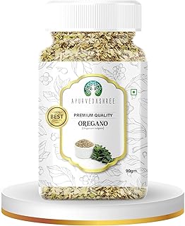 Oregano Leaves Dried 90gm PET Jar ~ All Natural | Vegan | NON-GMO | Indian Spice | Dried Herb For Cooking