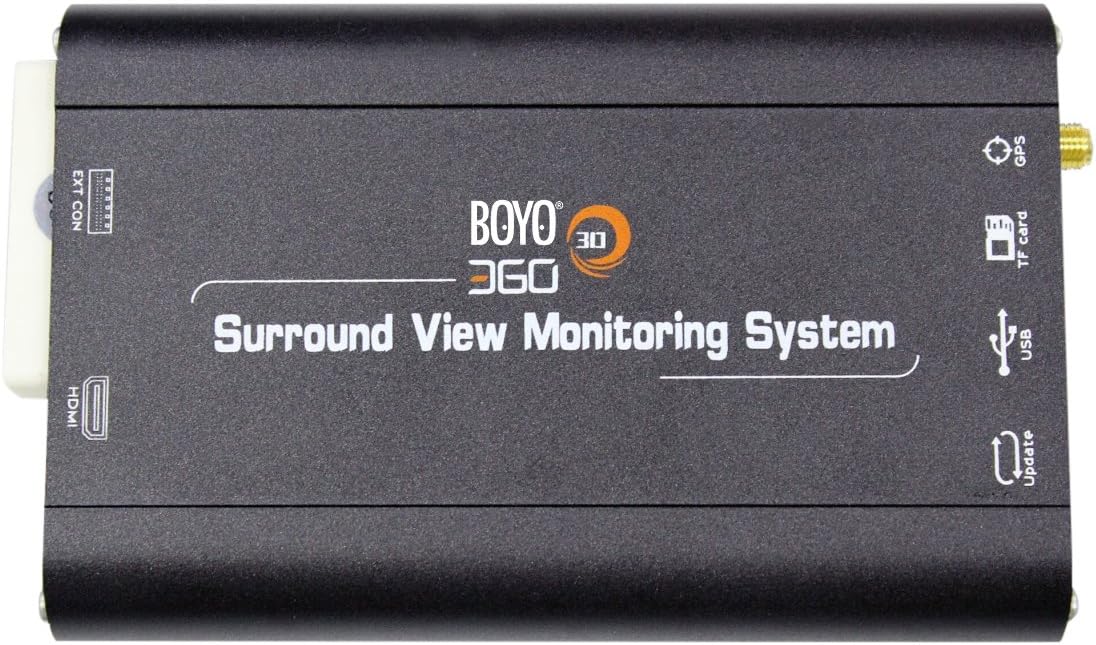 BOYO VT-BP2-360-Degree Camera Surround View Monitoring System for Car, Truck or Van
