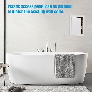 8x12 inch Plastic Access Panel for Drywall Ceiling Plumbing, White