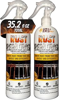 2-Pack Rust Remover 17.6 fl oz | Removes rust and restores carbon steel and cast iron surfaces