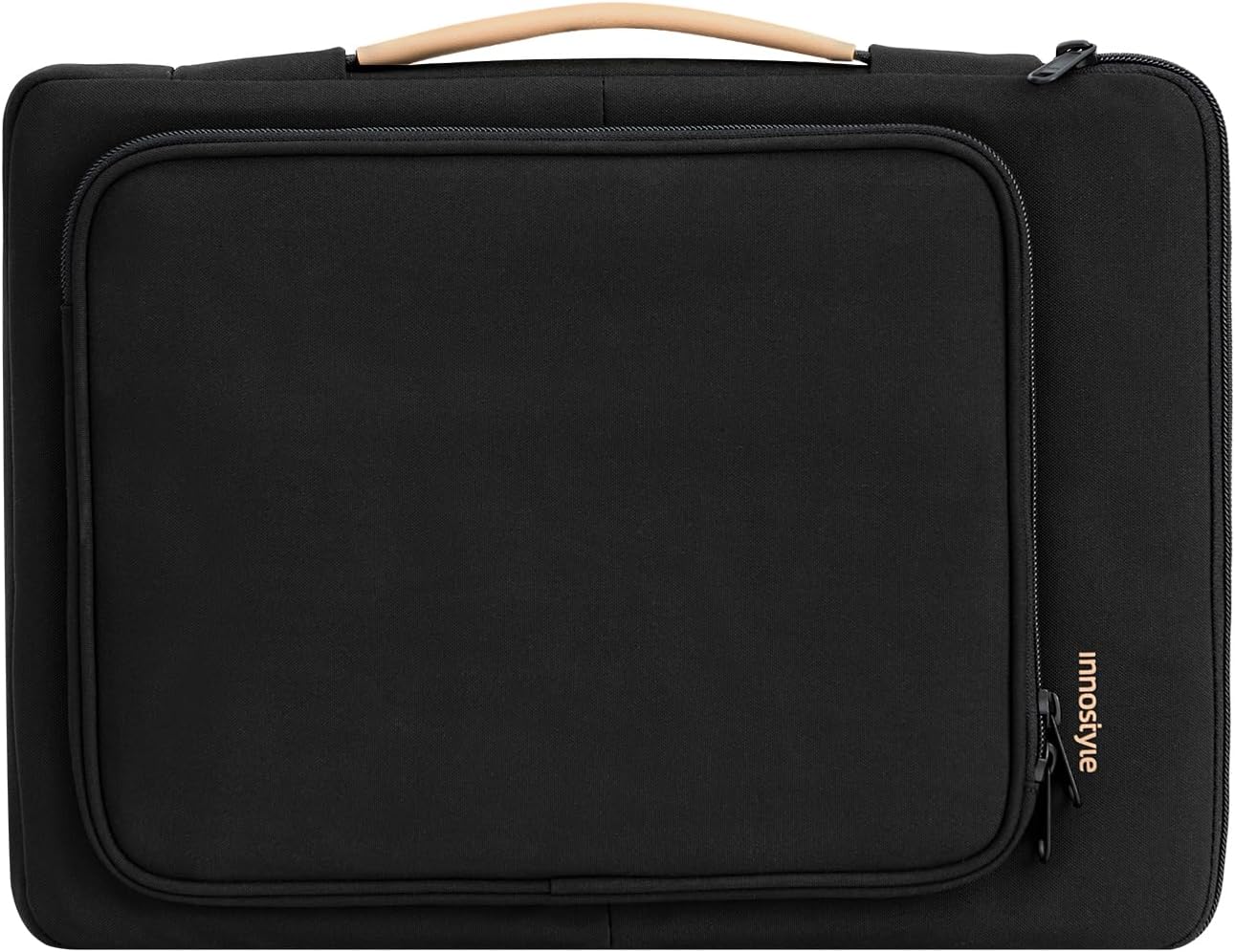 Innostyle Laptop Case 16 Inch with Handle, Waterproof Laptop Bag Sleeve Slim Briefcase (Black, 16 inch) | Handle, 2 Pockets, Thick Fabric, Safe Corners, Fits All